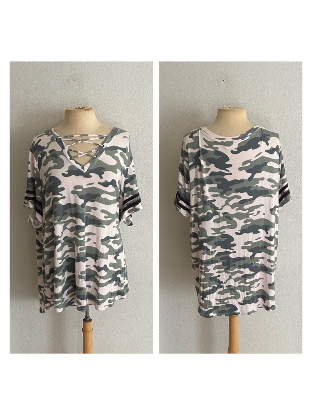 Maurices camo lattice tee